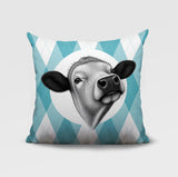 Cow Indoor/Outdoor Reversible Square Pillow