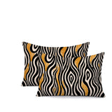 Franki Zebra Print Indoor/Outdoor Reversible Rectangular Pillow