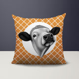 Cow Indoor/Outdoor Reversible Square Pillow