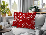 Opal Circles 2 Sets Indoor/Outdoor Reversible Square Pillow