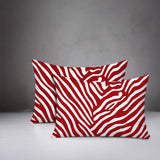 Kits Zebra Print Indoor/Outdoor Reversible Rectangular Pillow
