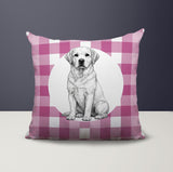 Labrador Retriever Indoor/Outdoor Reversible Square Pillow