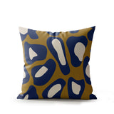 Dilar Animal Print Faux Suede Square Indoor Pillow