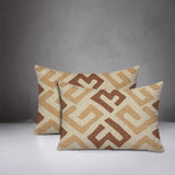 Tara Geometric Reversible Indoor/Outdoor Rectangular Pillow