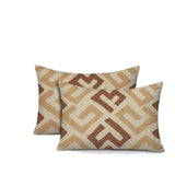 Tara Geometric Reversible Indoor/Outdoor Rectangular Pillow