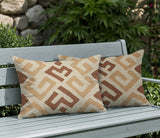 Tara 2 Sets Indoor/Outdoor Reversible Indoor Rectangular Pillow
