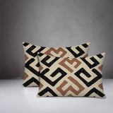 Tara Geometric Reversible Indoor/Outdoor Rectangular Pillow