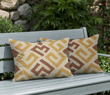 Tara 2 Sets Indoor/Outdoor Reversible Indoor Rectangular Pillow