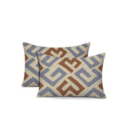 Tara Geometric Reversible Indoor/Outdoor Rectangular Pillow