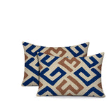 Tara Geometric Reversible Indoor/Outdoor Rectangular Pillow