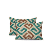 Tara 2 Sets Indoor/Outdoor Reversible Indoor Rectangular Pillow