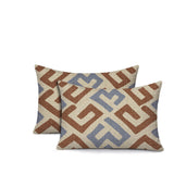 Tara 2 Sets Indoor/Outdoor Reversible Indoor Rectangular Pillow