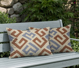 Tara 2 Sets Indoor/Outdoor Reversible Indoor Rectangular Pillow