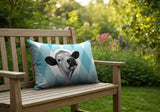 Cow Indoor/Outdoor Reversible Rectangular Pillow