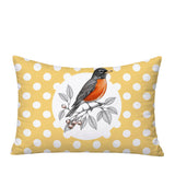 Robin Indoor/Outdoor Reversible Rectangular Pillow