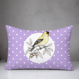 Yellow Finch Indoor/Outdoor Reversible Rectangular Pillow