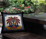 Aalia Palm Reversible Indoor/Outdoor Square Pillow