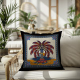 Aalia Palm Reversible Indoor/Outdoor Square Pillow