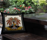 Aalia Palm Reversible Indoor/Outdoor Square Pillow