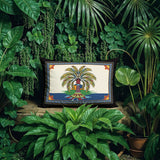 Aalia Palm Reversible Indoor/Outdoor Square Pillow