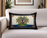 Aalia Palm Reversible Indoor/Outdoor Square Pillow