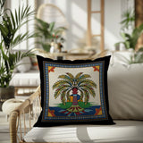 Aalia Palm Reversible Indoor/Outdoor Square Pillow