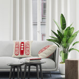 Abeo Abstract Reversible Indoor/Outdoor Square Pillow Cover