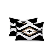 Seka 2 Sets Indoor/Outdoor Reversible Rectangular Pillow