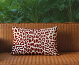 Aco Animal Print Reversible Indoor/Outdoor Square Pillow