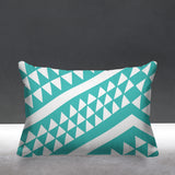 Adia Geometric Reversible Indoor/Outdoor Square Pillow