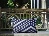 Adia Geometric Reversible Indoor/Outdoor Square Pillow