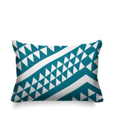 Adia Geometric Reversible Indoor/Outdoor Square Pillow