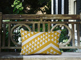 Adia Geometric Reversible Indoor/Outdoor Square Pillow
