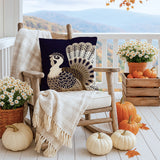 Adini Turkey Reversible Indoor/Outdoor Square Pillow