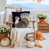 Adini Turkey Reversible Indoor/Outdoor Square Pillow