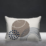 Aida Abstract Reversible Indoor/Outdoor Rectangular Pillow