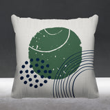 Aida Abstract Outdoor Reversible Throw Square Pillow