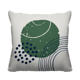 Aida Abstract Outdoor Reversible Throw Square Pillow