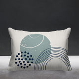 Aida Abstract Reversible Indoor/Outdoor Rectangular Pillow