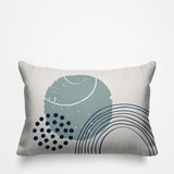 Aida Abstract Reversible Indoor/Outdoor Rectangular Pillow