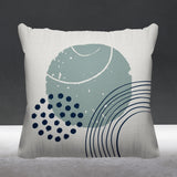Aida Abstract Outdoor Reversible Throw Square Pillow