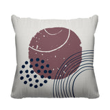 Aida Abstract Outdoor Reversible Throw Square Pillow