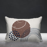Aida Abstract Reversible Indoor/Outdoor Rectangular Pillow