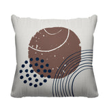 Aida Abstract Outdoor Reversible Throw Square Pillow