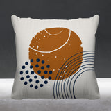 Aida Abstract Outdoor Reversible Throw Square Pillow