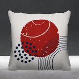 Aida Abstract Outdoor Reversible Throw Square Pillow