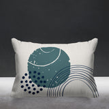 Aida Abstract Reversible Indoor/Outdoor Rectangular Pillow