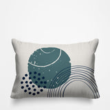 Aida Abstract Reversible Indoor/Outdoor Rectangular Pillow