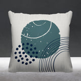 Aida Abstract Outdoor Reversible Throw Square Pillow