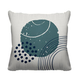 Aida Abstract Outdoor Reversible Throw Square Pillow
